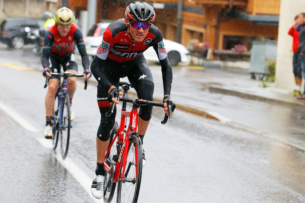 Tejay van Garderen goes on the attack during stage 1 at Tour de Romandie
