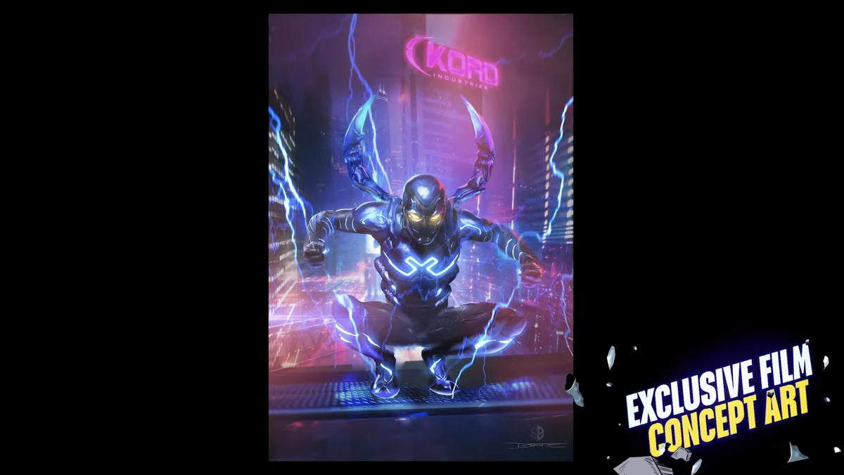 Blue beetle preview at DC Fandome