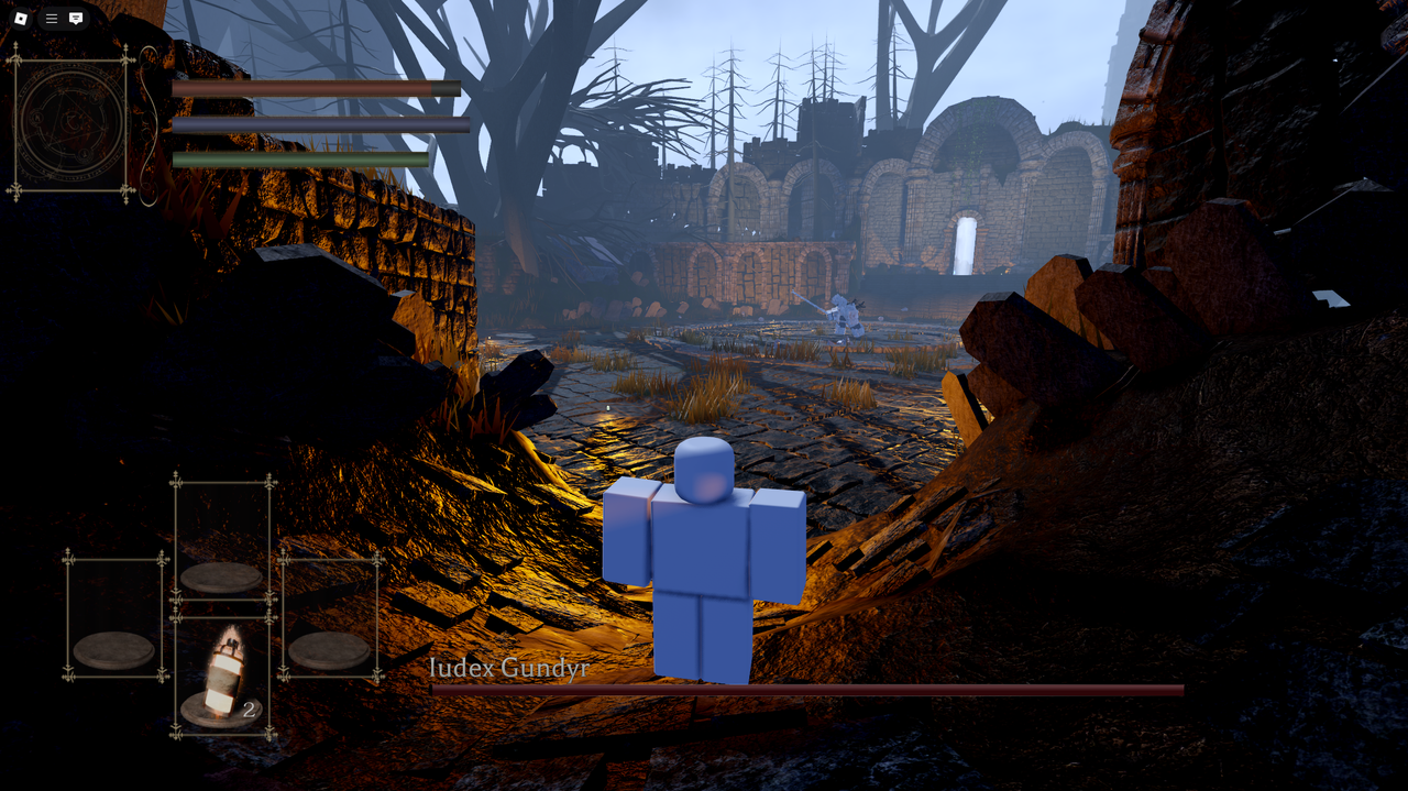 approaching the boss room