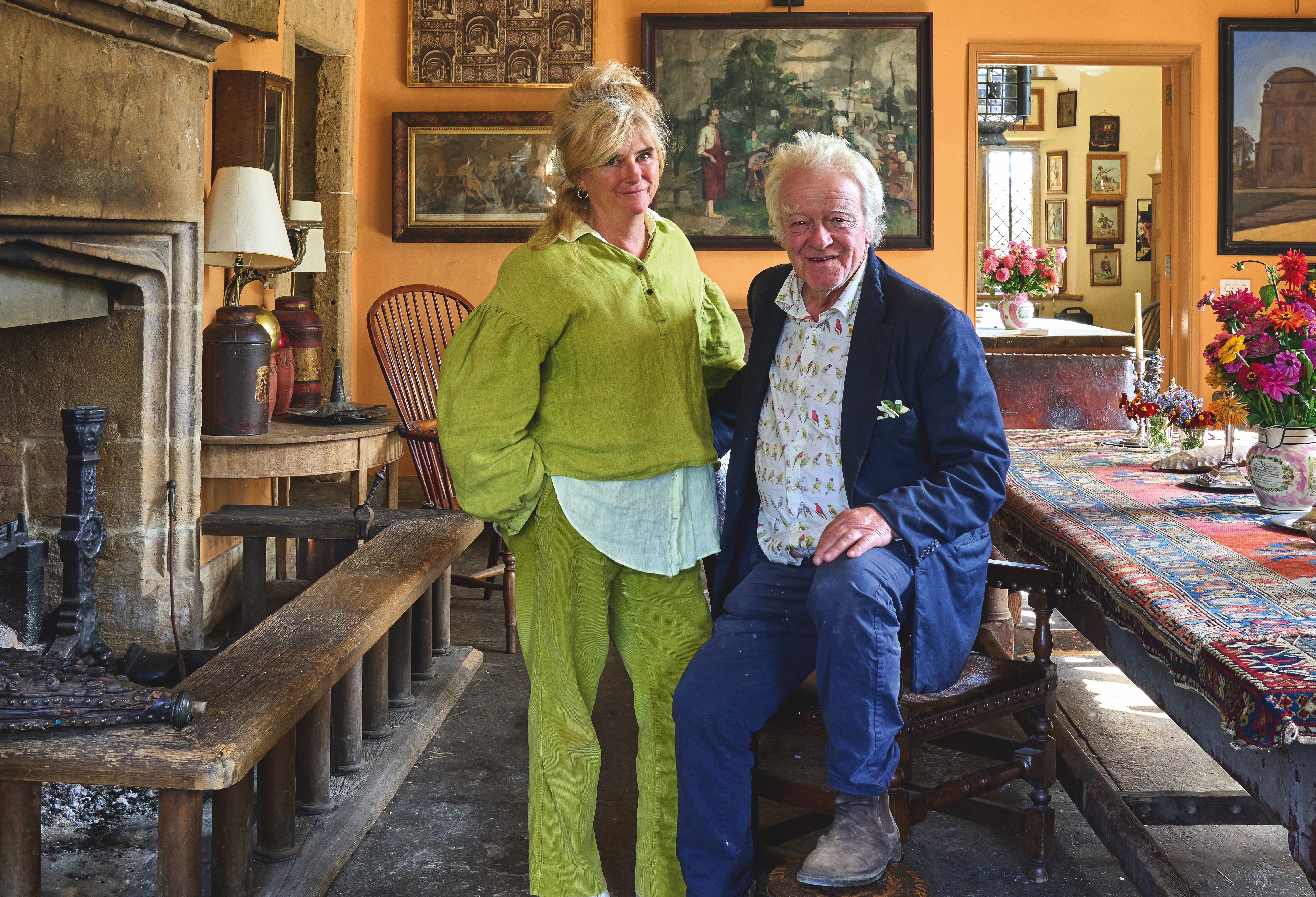 Isabel and Julian Bannerman in their home.