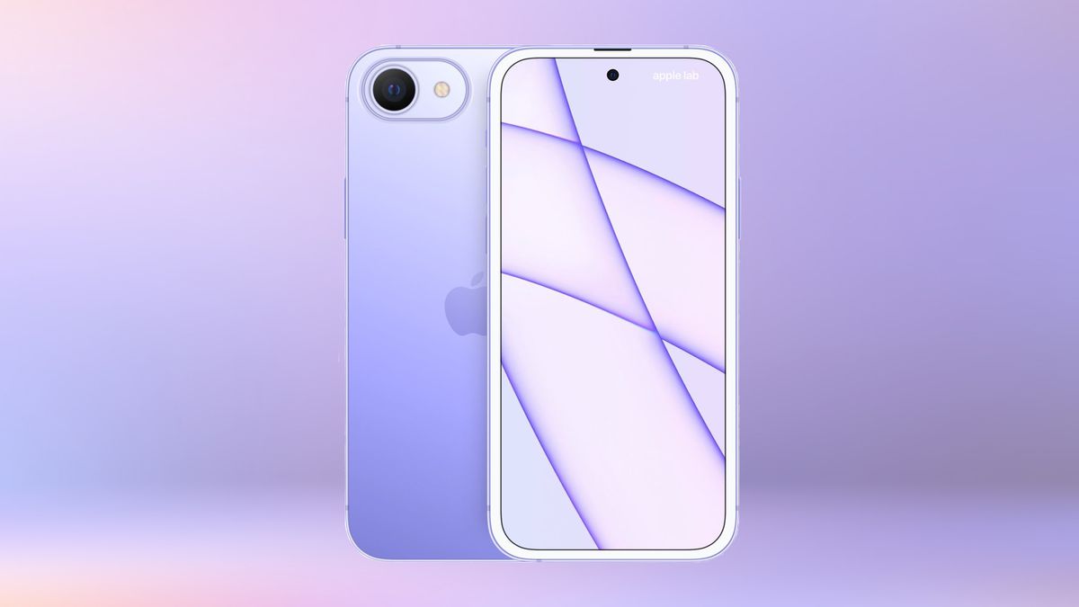 an image of an iPhone SE 3 concept