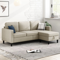 Sectional Sofa with Movable Ottoman: was $590 now $159 @ Walmart