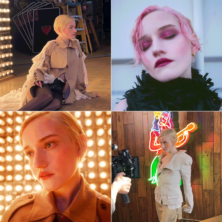 Acid-Washed Hair! Kaleidoscope Blush! Meet the "Punk With a Twist" Beauty Details From Our January Cover Shoot