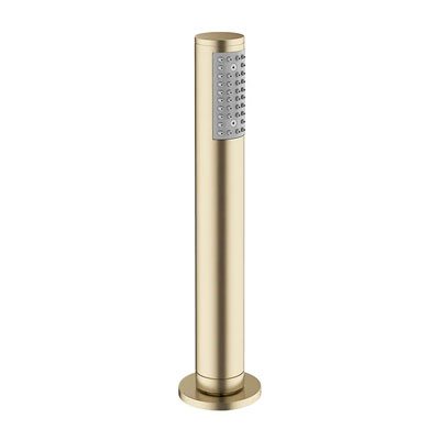 brass modern hand held shower head