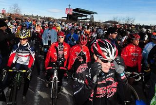 More than 100 women lined up to contest the 2009 Elite women's 'cross national championships.