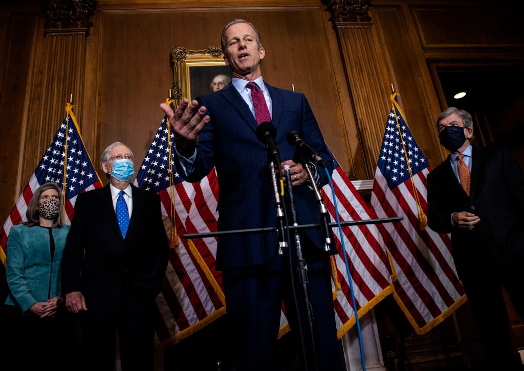 Sen. John Thune and Senate Republicans.