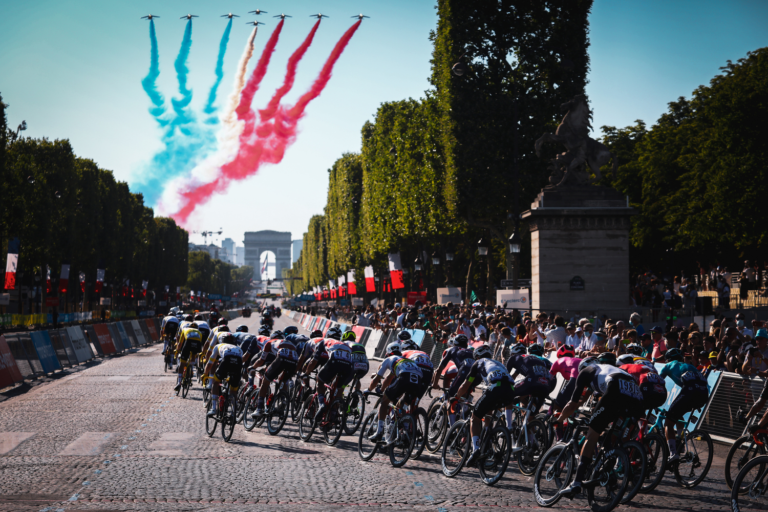 Tour de France on Champs-Elysees