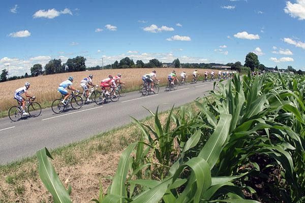An easy day in the peloton? Hardly. The stage started off flat enough, but that soon changed.