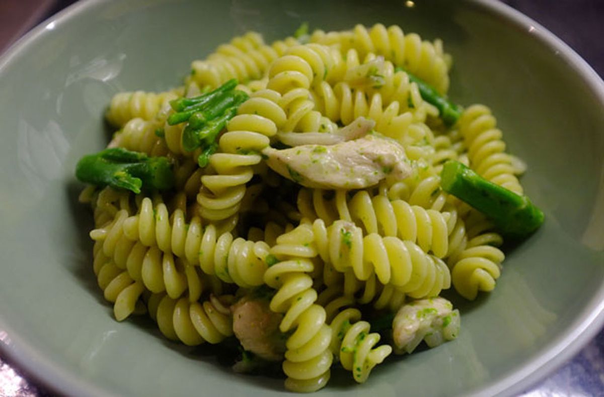 Chicken, broccoli and blue cheese pasta Dinner Recipes GoodtoKnow