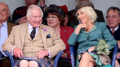 King Charles and Queen Camilla at an event