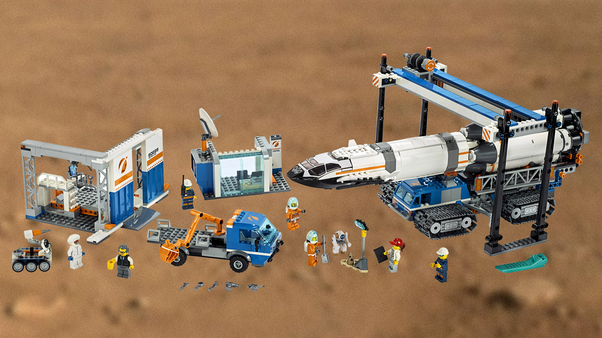 lego space models