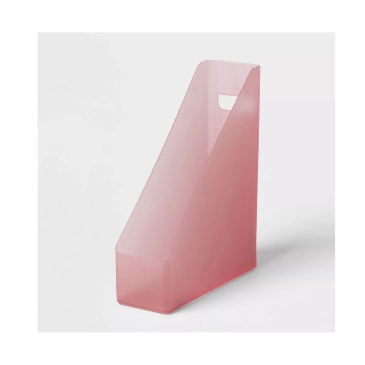 Pemegang majalah merah muda muda