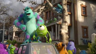 Mike and Sully in Monsters University