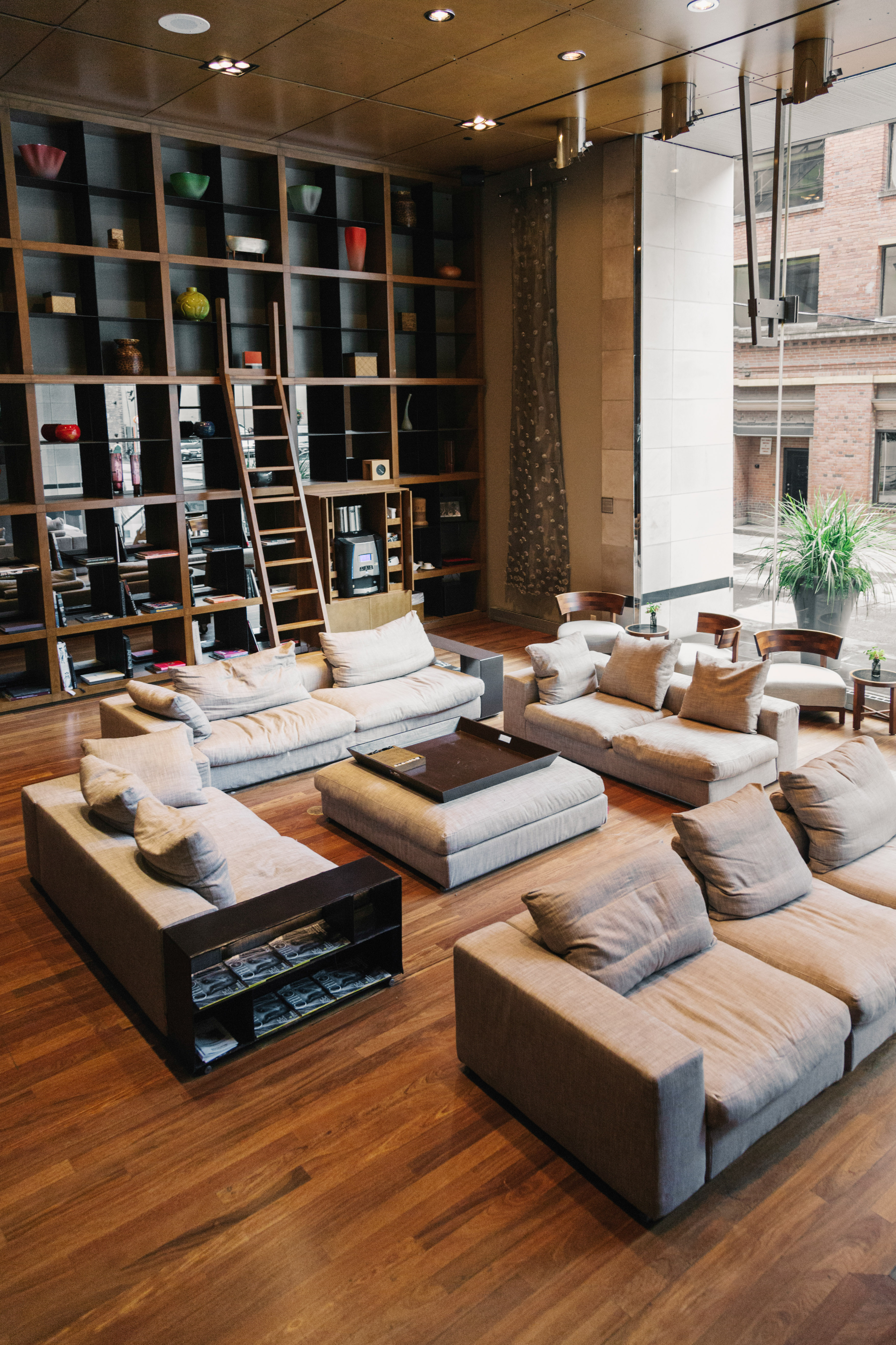 Flexform Groundpiece sofa at Le Germain Hotel in Toronto