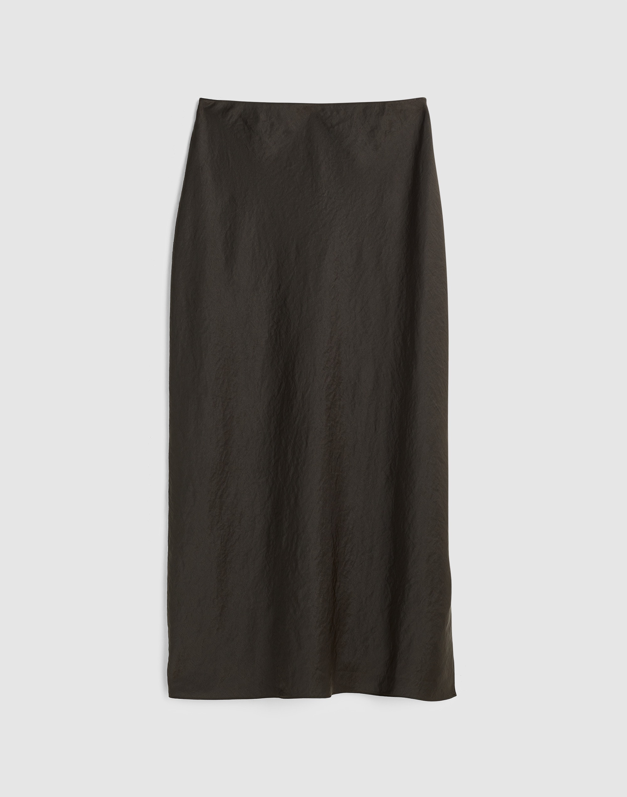 Satin Maxi Slip Skirt