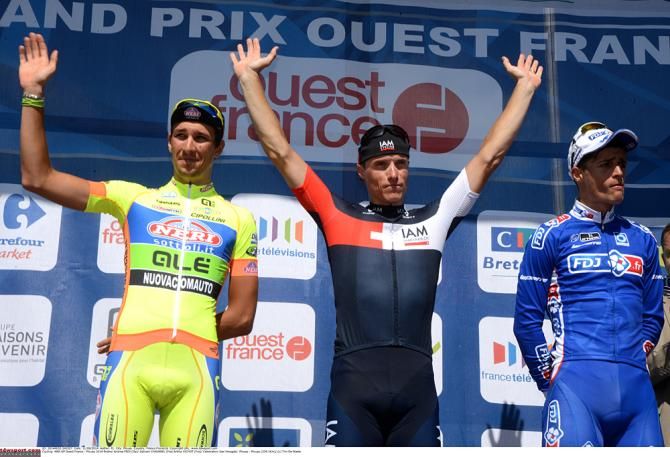 The GP Ouest France-Plouay podium
