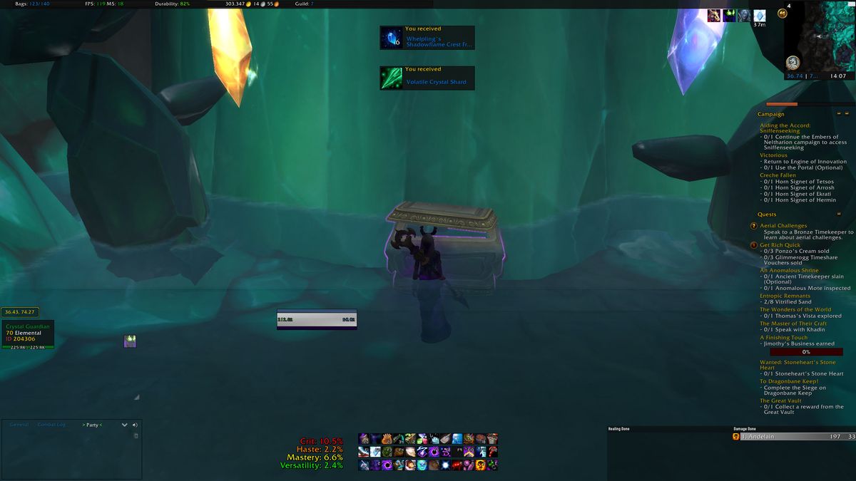 WoW Crystal-encased chest