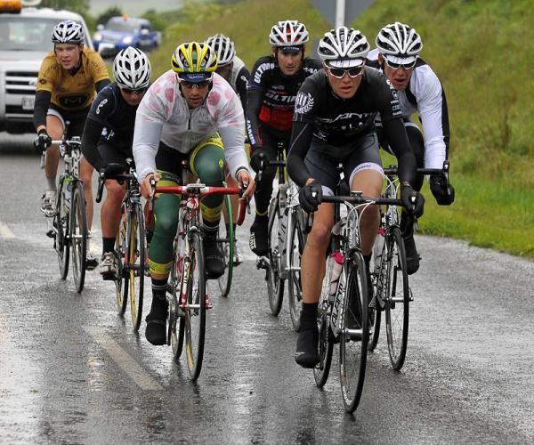 The break led by Mike Northey of Pure Black Racing are working well together