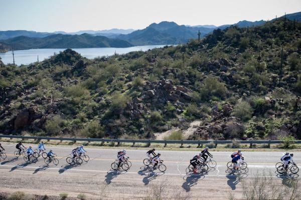 More riders tag a long on the teams VIP ride.