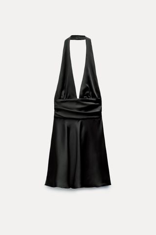 Satin Halter Dress