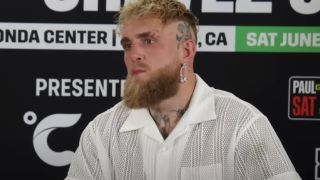 Jake Paul in his press conference