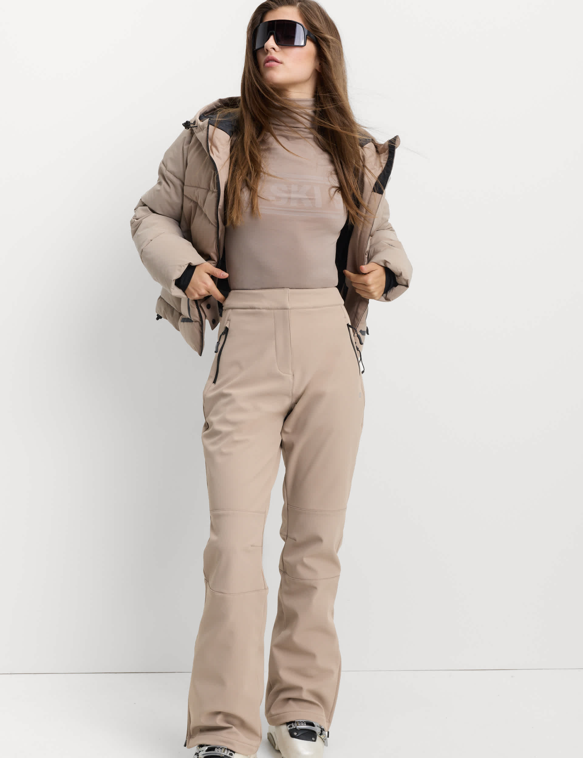 Stormwear&amp;trade; Softshell High Waisted Flared Ski Pant