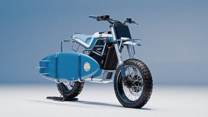 &lsquo;A la gloire du sport&rsquo;, DAB Motors' Surf Olympic special edition electric motorbike from DAB Custom Studio