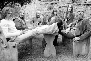Lemmy with Hawkwind in 1974