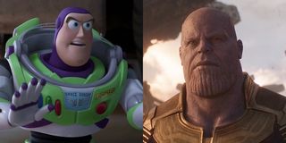 Buzz Lightyear and Thanos