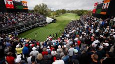 Ben An hits the 1st tee shot at the 2024 Presidents Cup