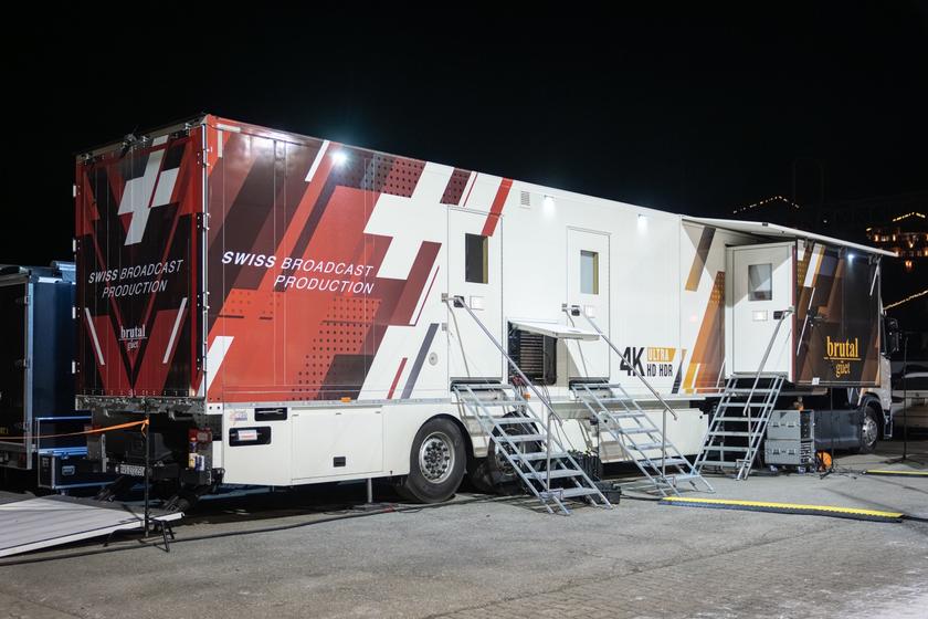 The Swiss broadcast service provider brutal g&uuml;et used its new OB truck S12 at the even