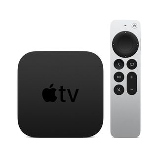 Apple TV 4K 2021 model on a white background