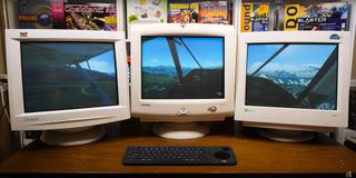 Microsoft Flight Simulator Crt Monitors