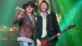 Axl Rose and Tommy Stinson
