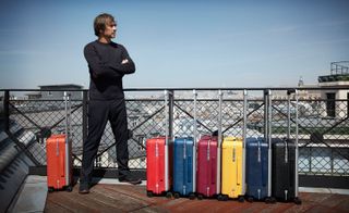 Newson and his luggage in seven shades of Epi leather