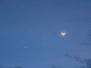 Morning Moon and Venus