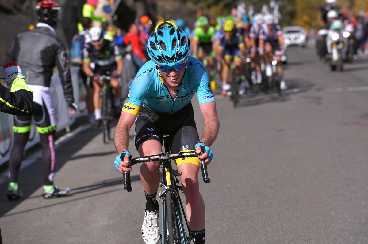 Jesper Hansen (Astana) on the attack