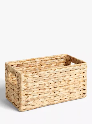 John Lewis Anyday Water Hyacinth Storage Basket