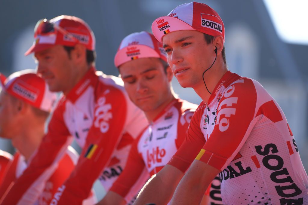 Bjorg Lambrecht in the 2019 Amstel Gold Race
