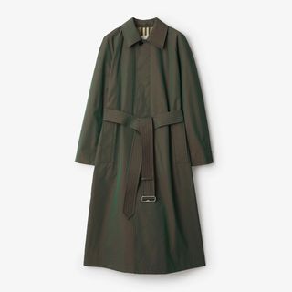 Burberry Long Cotton Car Coat 