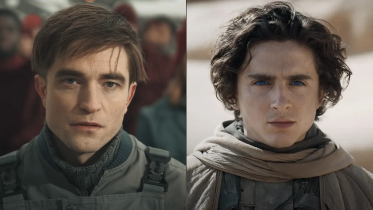 Robert Pattinson in Mickey 17/Timothee Chalamet in Dune: Part 2