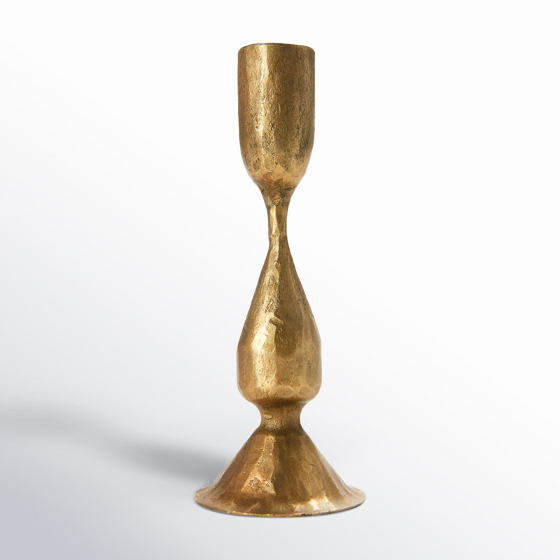 Birch Lane™ 6.25" Stainless Steel Tabletop Candelabra | Wayfair