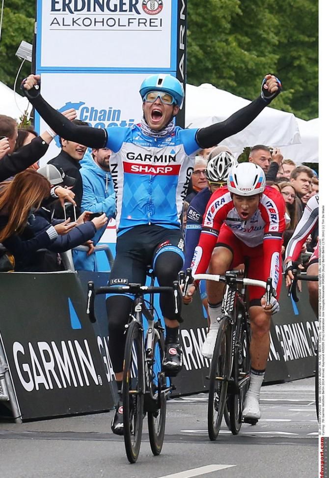 Raymond Kreder (Garmin-Sharp) claims his first win of 2014