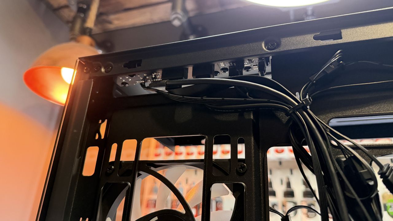 The Phanteks XT View Matrix case on a table.