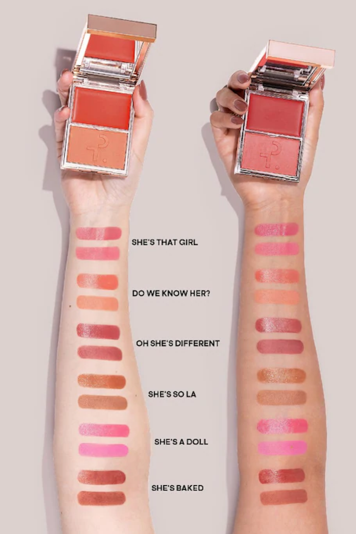 Patrick TA Major Headlines Double-Take Crème & Powder Blush Duo