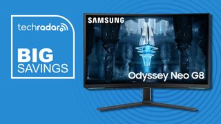 Samsung Odyssey Neo G8 gaming monitor deal