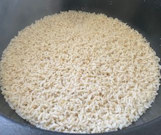 Brown rice in the GreenPan Omni Cooker