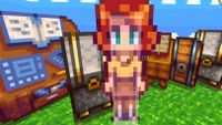 3D Stardew Valley mod showing Penny and some containters