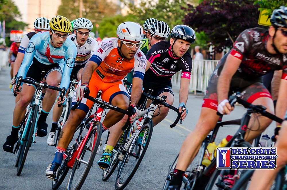 The men's race on course