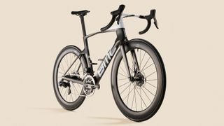 BMC Teammachine R 01-ONE photographed three quarters on from the front